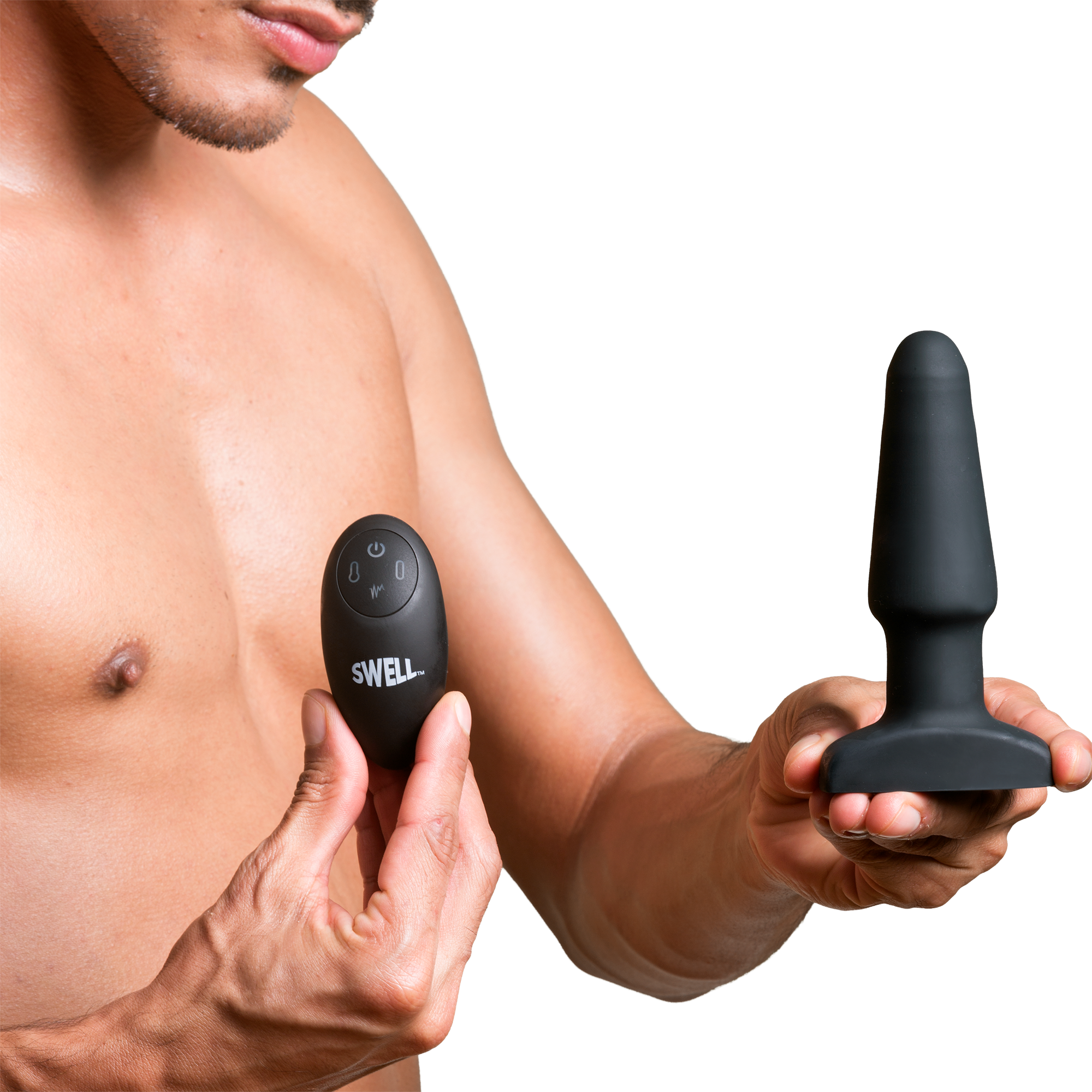 Anal Sauger Anal Vibrator Plug Aus Metall  Mit Fernbedienung Fr  Aufregende Vibrationen | Prostata-Stimulation Anal Plug Kette