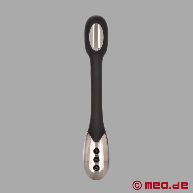 BDSM-tilbehør - Analvibrator med elektrisk stimulering