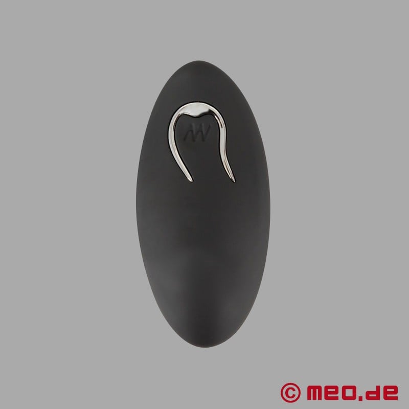 Discreto plug anal con 12 modos de vibración y mando a distancia