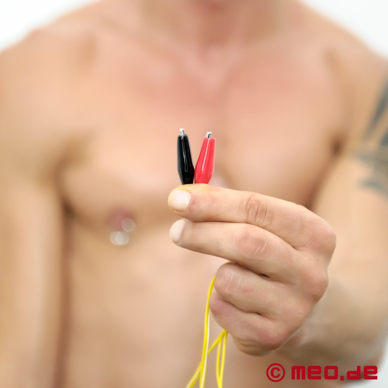 Pinzas cocodrilo para electroestimulación