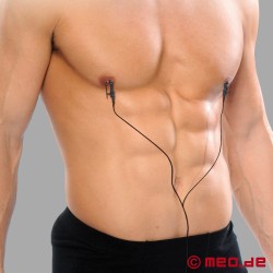 Pinzas para pezones para electroestimulación