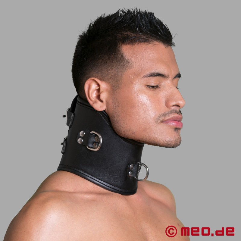 BDSM Posture Collar i pelle - 1