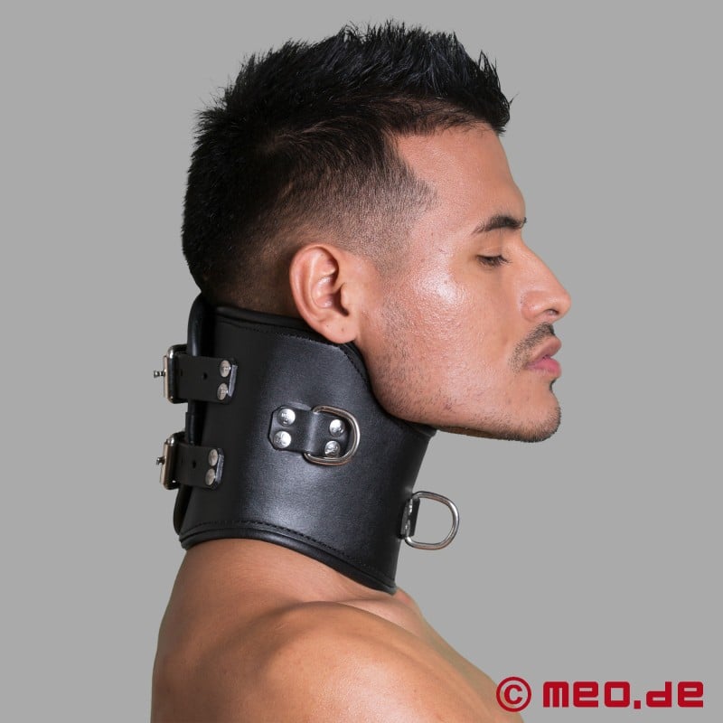 BDSM Posture Collar kůže