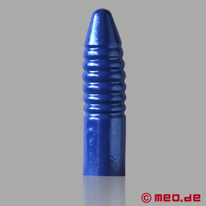 Crackstuffers Missile - Dildo estriado para estiramientos anales