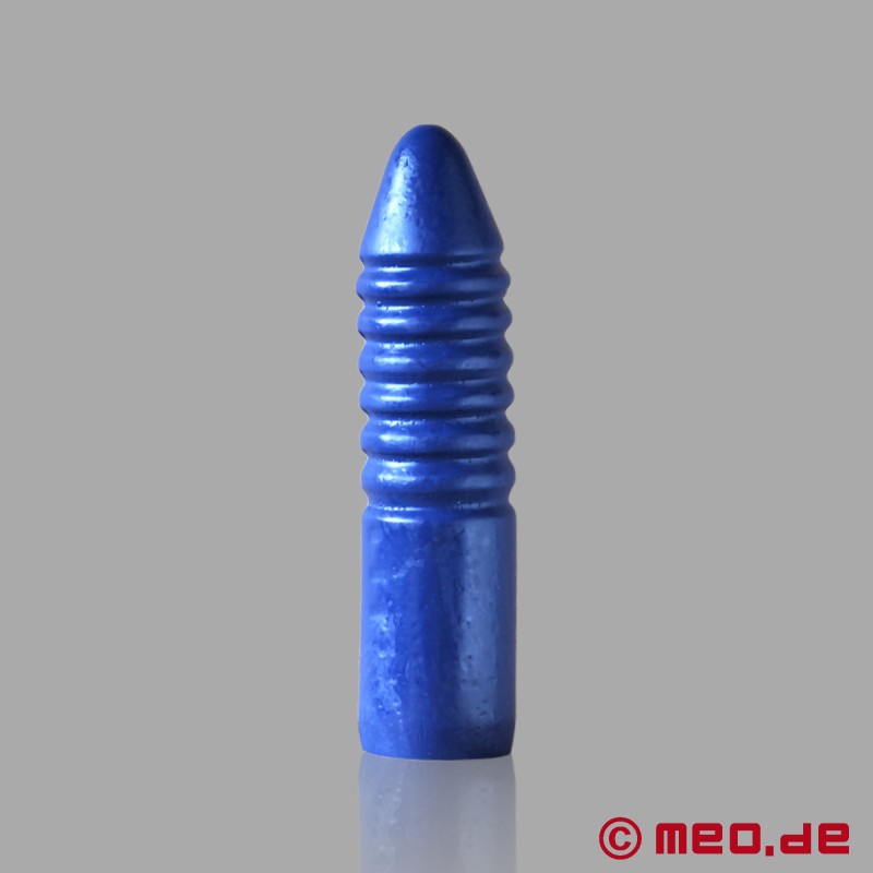 Crackstuffers Missile - Dildo estriado para estiramientos anales