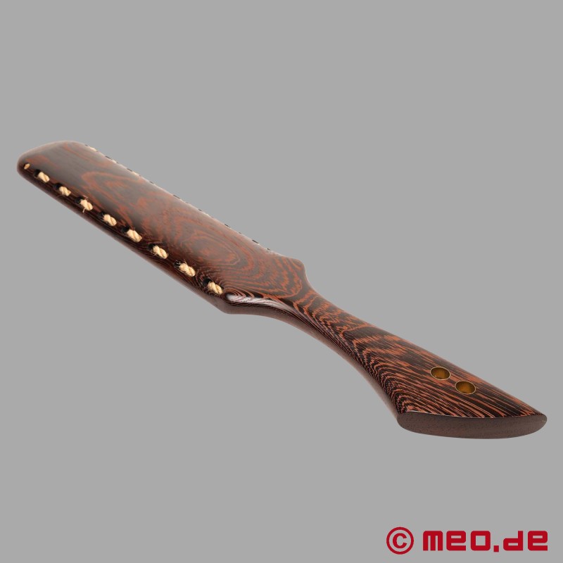 Rough Rider Wooden Rope Paddle - BDSM paddle feito de madeira e juta