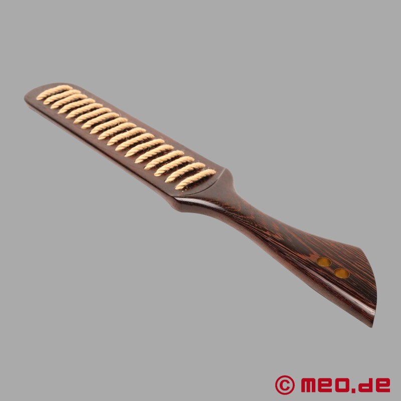 Rough Rider Wooden Rope Paddle - BDSM paddle feito de madeira e juta