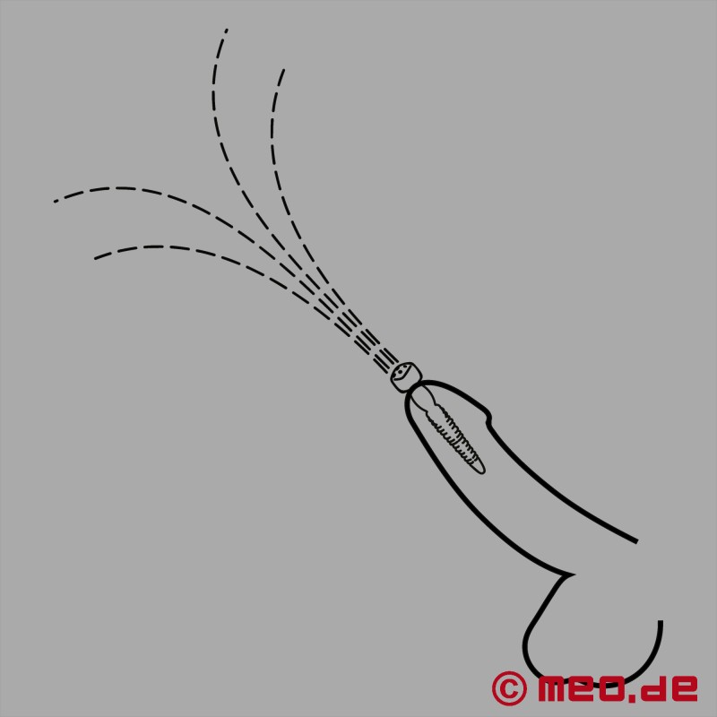 SpermFountain™ - Roostevabast terasest peenise pistikupesa - 3