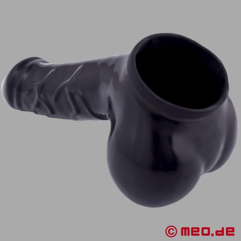 Latex penis sleeve - Danny in zwart