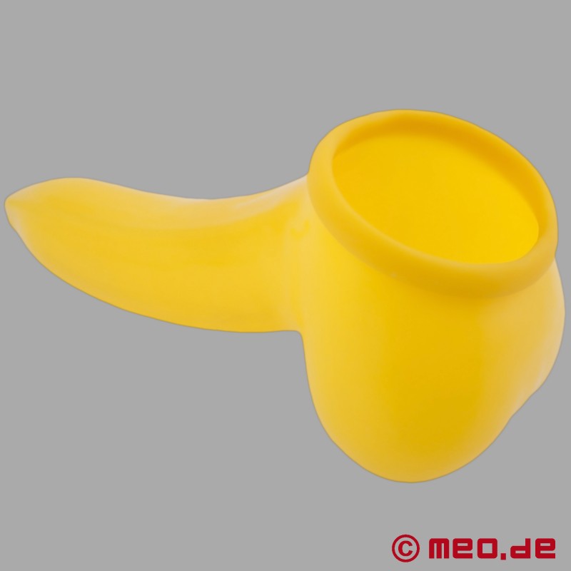 Manșon penian din latex - banană - 3