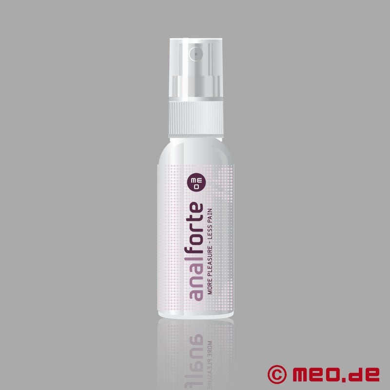 Analforte - Daugiau malonumo ir mažiau skausmo - Anal Relax Spray, skirtas atpalaiduojančiam analiniam seksui