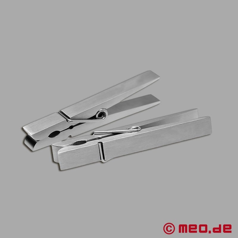 Heavy Steel Nipple Clamps - Stainless Steel Clothespins