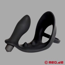 Alpha Male OBSESSIVE II Cockring con plug anal y vibración