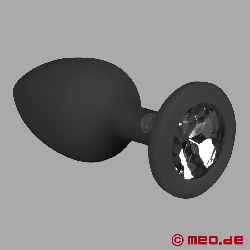 Anal Plug mit Kristall - Diamant Buttplug – großer Analplug