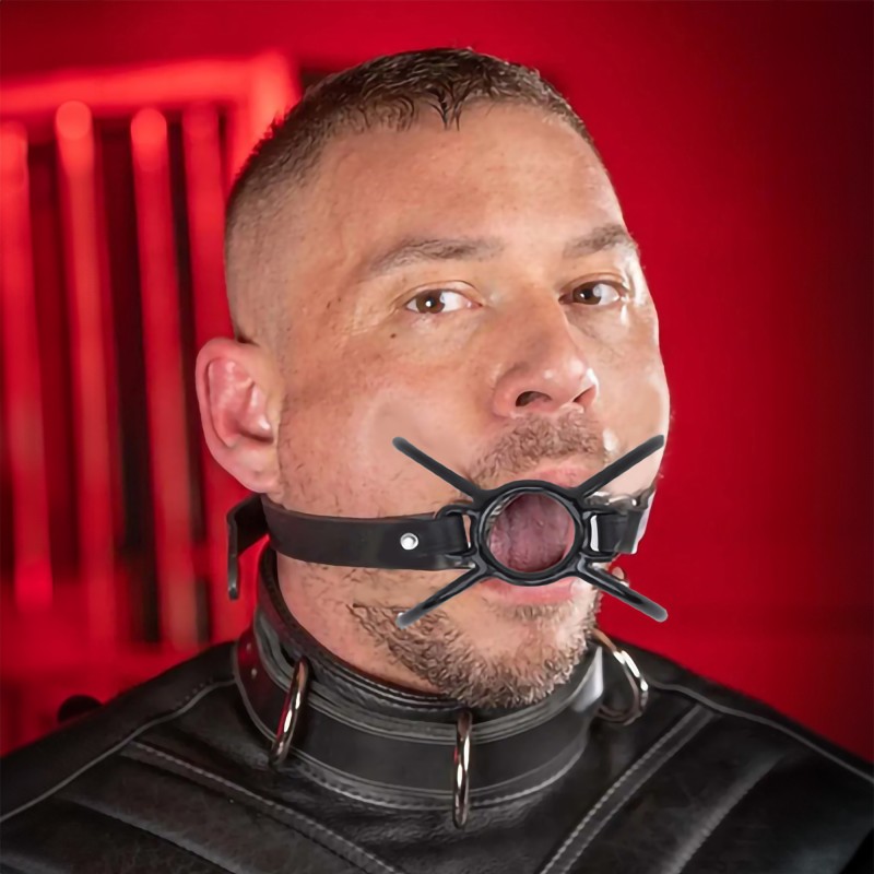 Spider Gag mit Vinyl-Beschichtung - BDSM Knebel von MEO