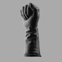 BUTTR - Black Latex Fisting Gloves - One Size, Extra Strong, Kinky as Hell - Thumbnail