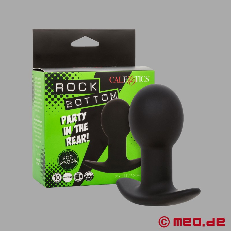 CalExotics Rock Bottom Pop Probe - Anal-Plug mit Vibration