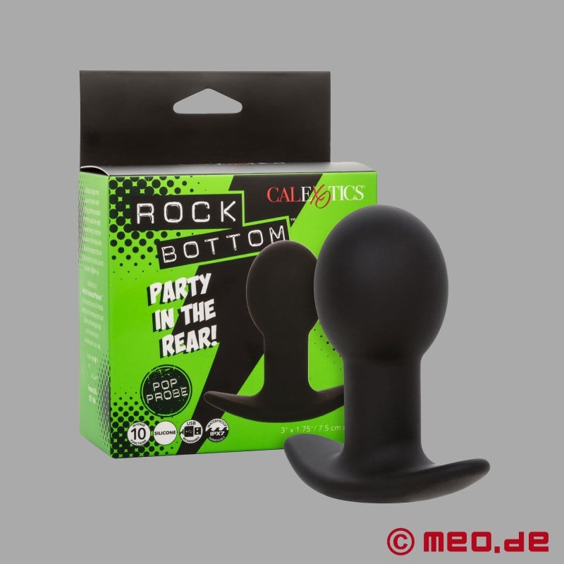 CalExotics Rock Bottom Pop Probe - Plug anal com vibração