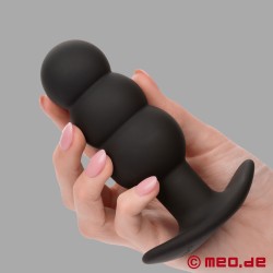 CalExotics Rock Bottom Beaded Probe - 24/7 anaalplug met vibratie