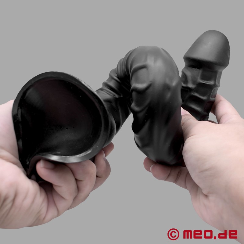 ANALGEDDON® - 16 Inch (40 cm) Ribbed Anal Dildo with Suction Cup - 5