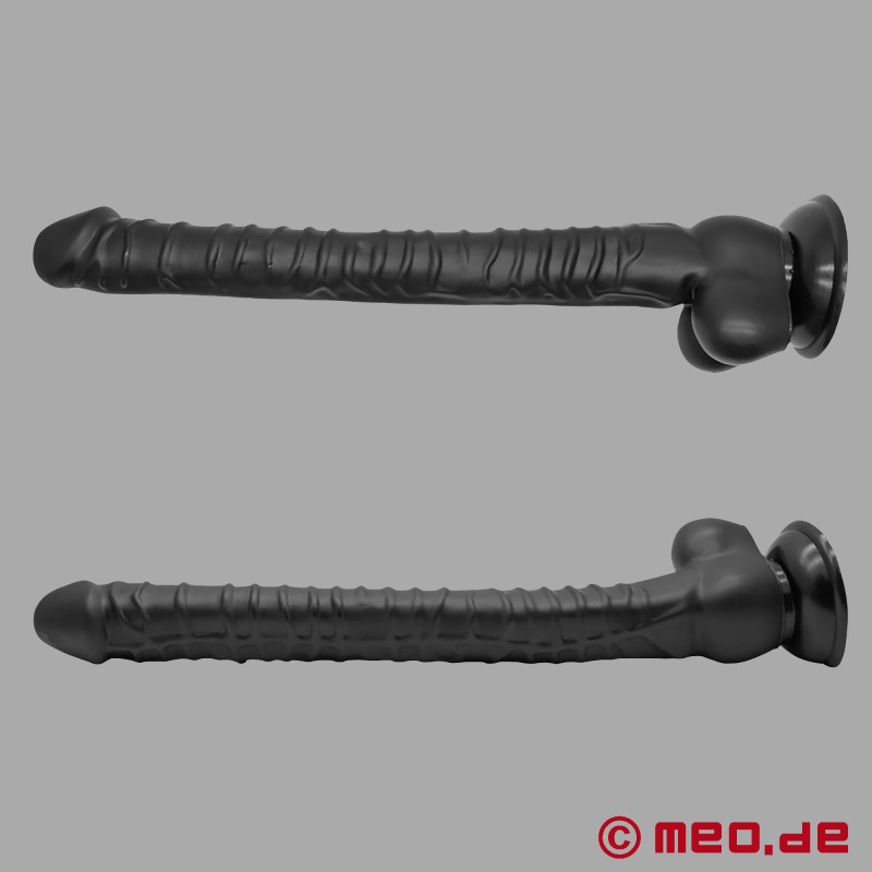 ANALGEDDON® - 16 Inch (40 cm) Ribbed Anal Dildo with Suction Cup - 8