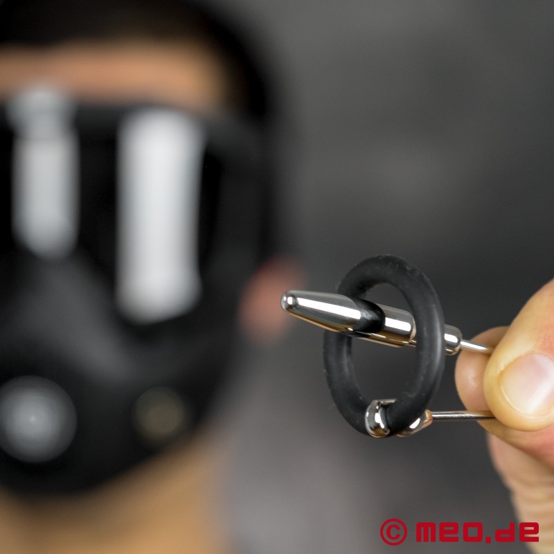 OrgasmLock™ - Penis plug com anel para a glande - 4