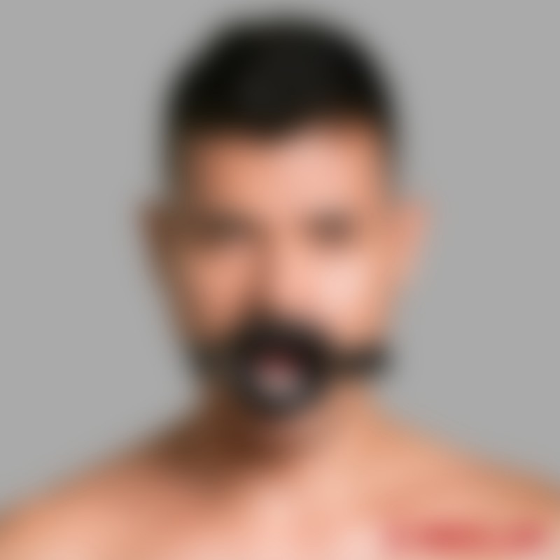Φίμωτρο Bad-Boy-Good-Lips™ by MEO® - Μαύρα blowjob χείλη με λουράκι - 4