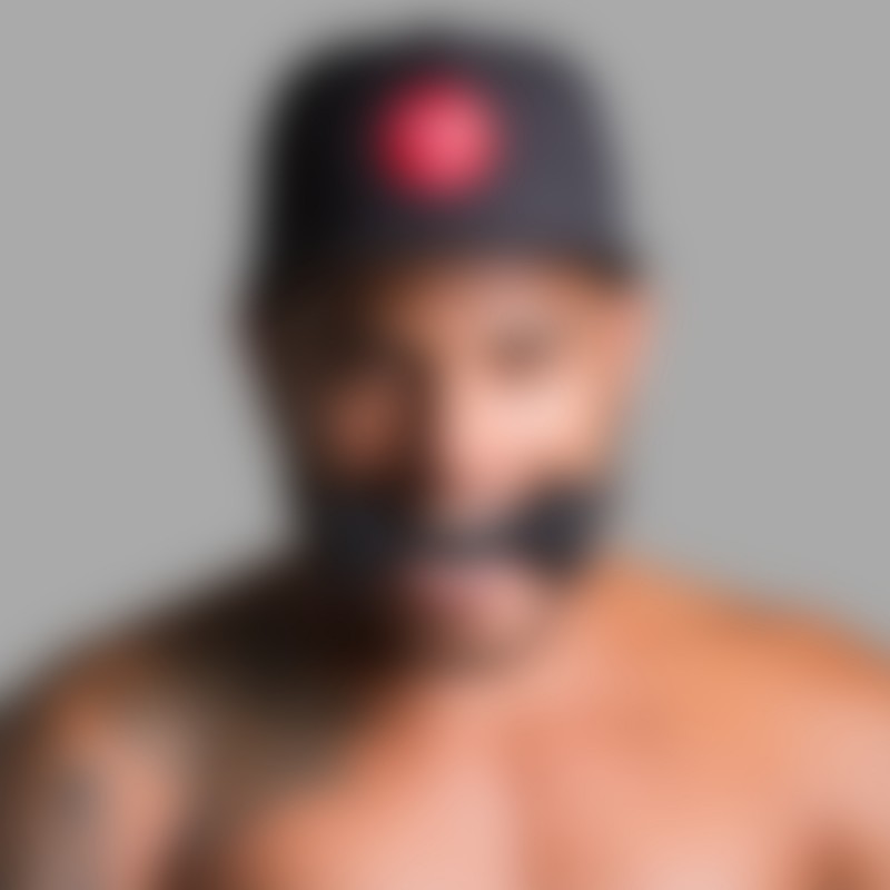 Human Pup - munkavle - munkavle med svart hundben - 1