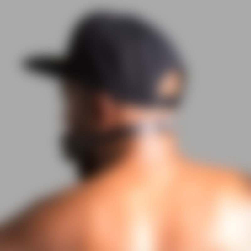 Human Pup - szorítószáj - fekete kutyacsont - 2