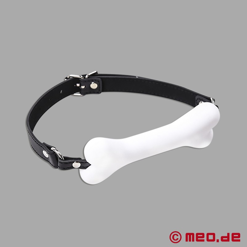 BadPuppy® by MEO® - Mordaza blanca en forma de hueso - 6