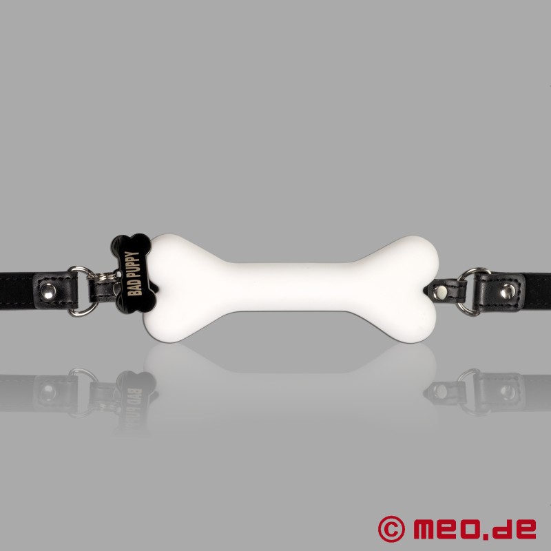 BadPuppy® by MEO® - Bavaglio bianco a forma di osso - 7