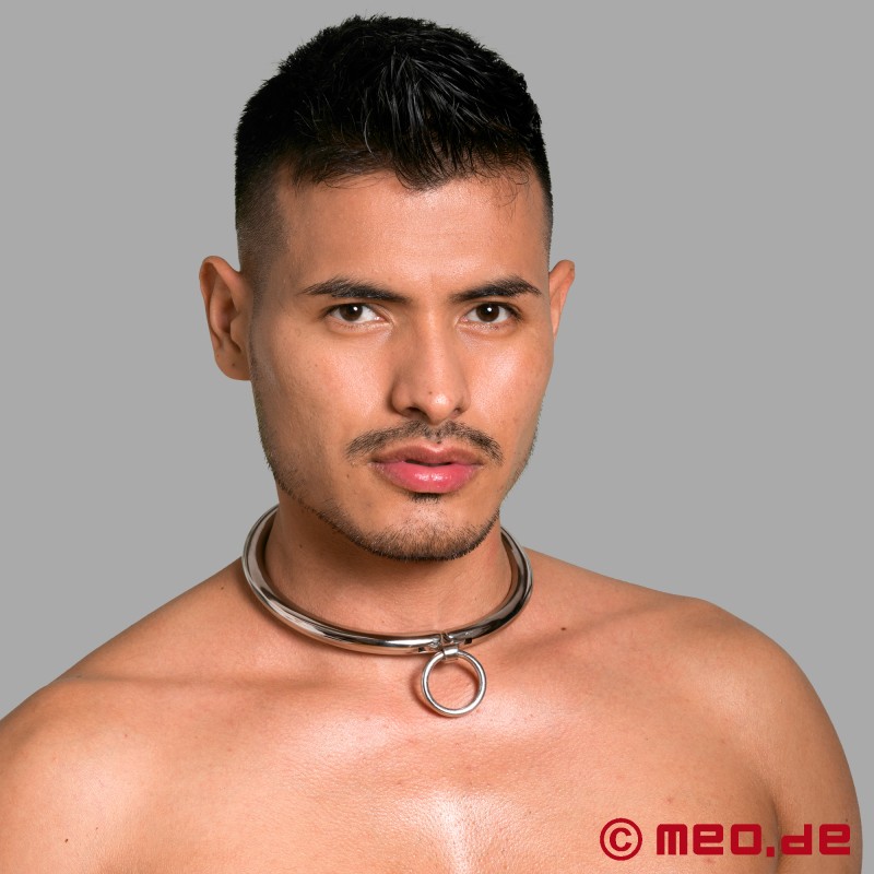 Bondage Choker kombinációs zárral és O-gyűrűvel