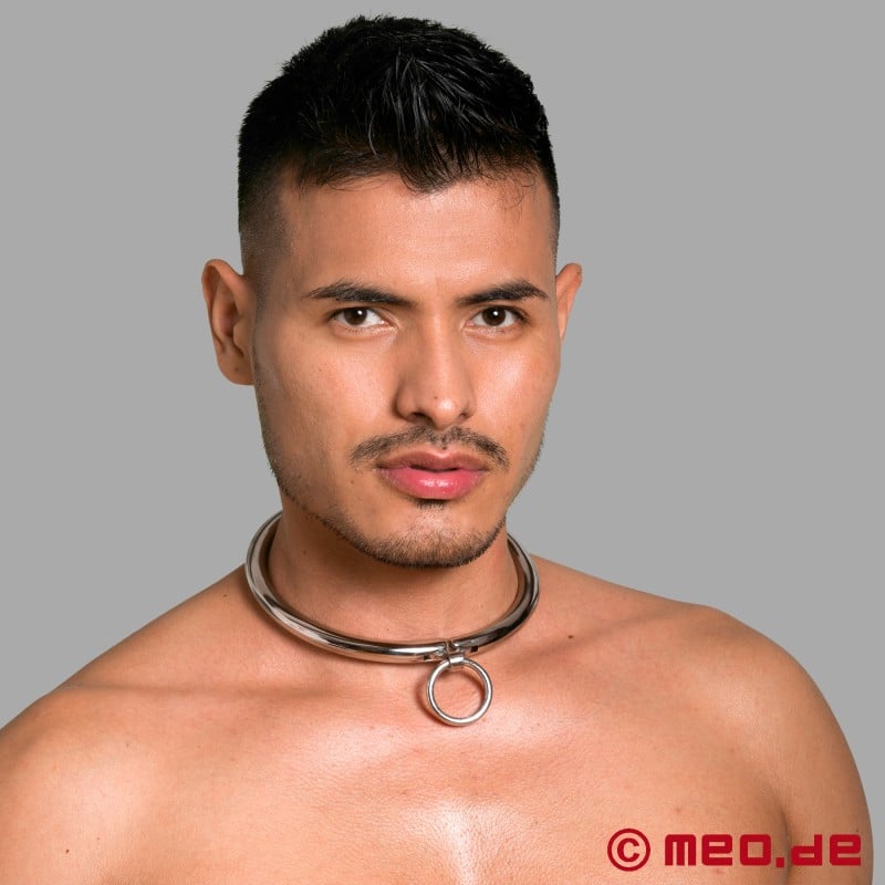 Bondage Choker met Combinatie Slot en O-Ring