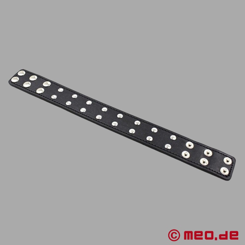 Pelle armband met studs