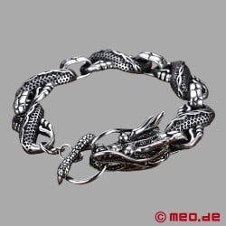 Bracelet en acier inoxydable - tête de dragon