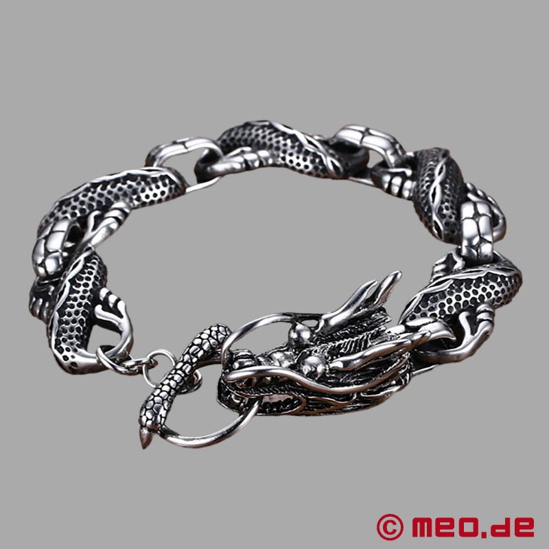 Bracelet en inox – Tête de dragon