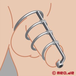 Penisbur med penis plug by Dr. Sado