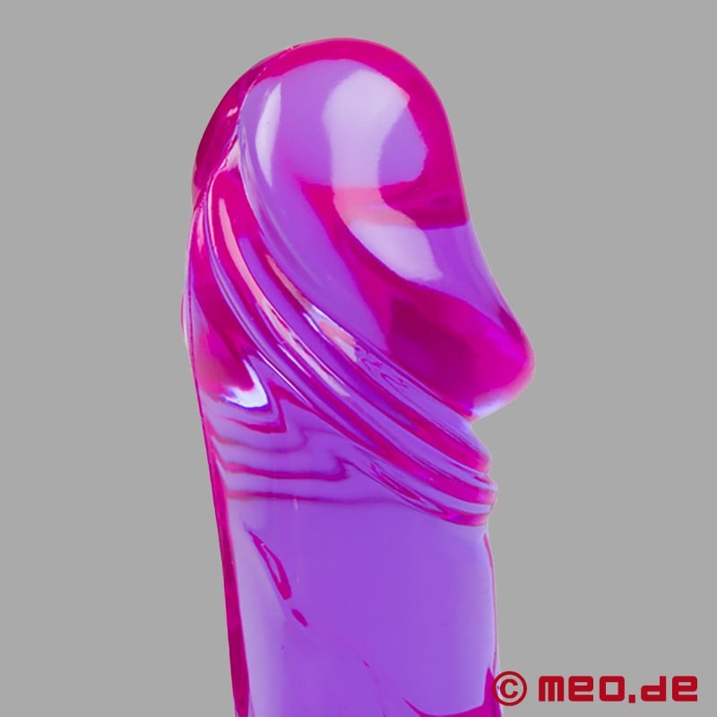 Dildo doble de gelatina