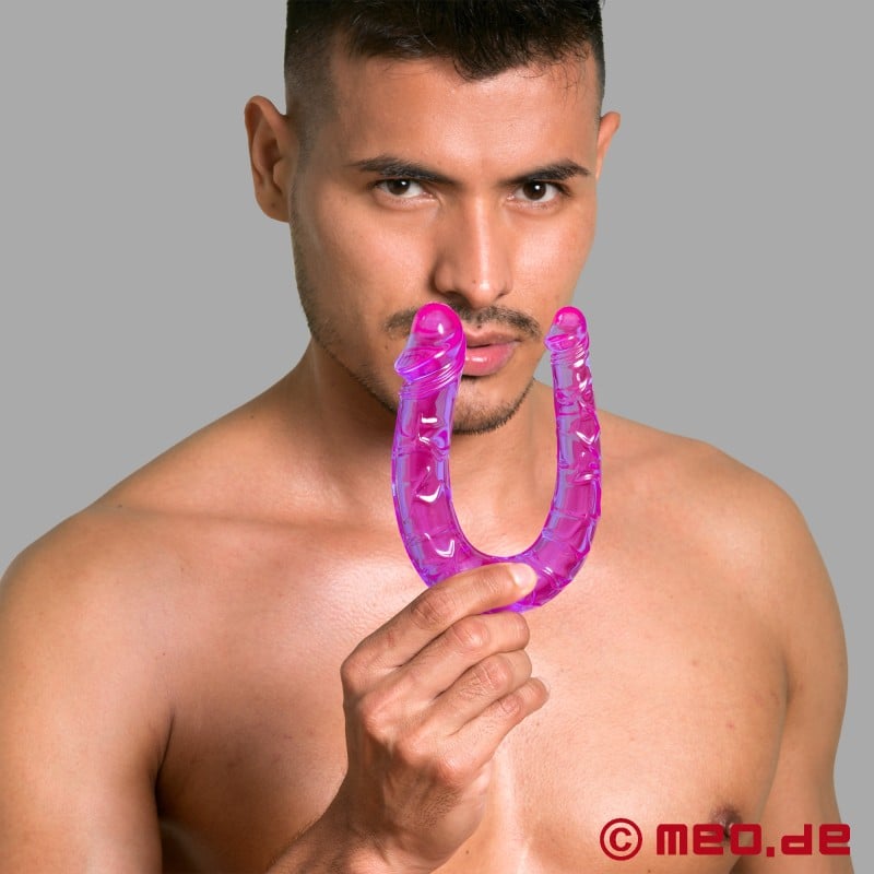 Dildo dublu Jelly