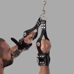 Menottes de suspension en cuir premium