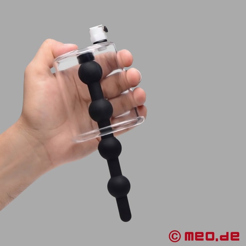 Anal stretching - Anal pump with anal dildo - Vacuum anal cylinder