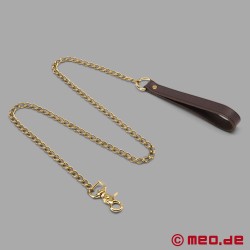 Guinzaglio da schiavo in pelle di lusso - collezione Bohème - Thumbnail