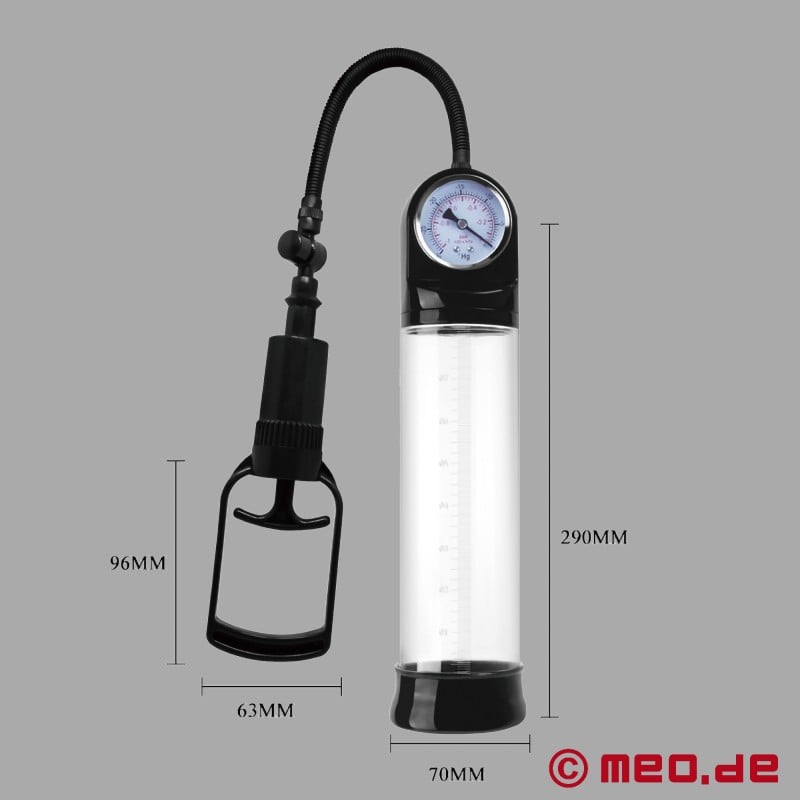 Dr. Cock - Professional penis pump with pressure gauge for penis enlargement