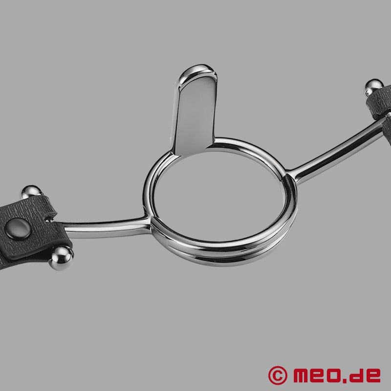 BDSM Ring Gag med tungpressare