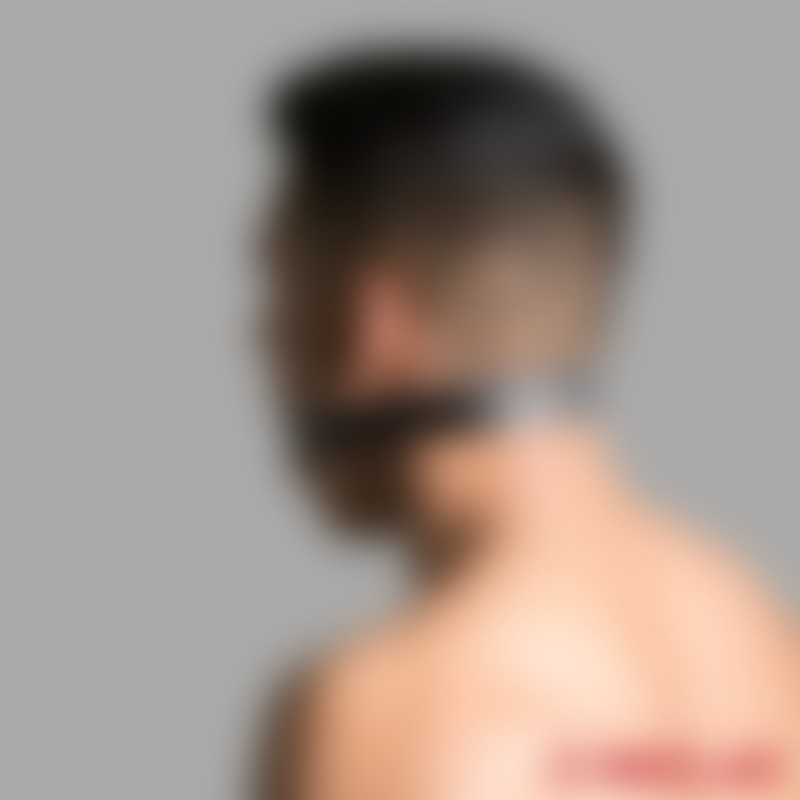 BDSM ring gag med tungpress - 5