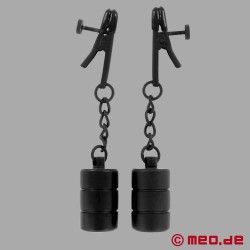 BDSM Nippelklemmen mit Gewichten - Thumbnail