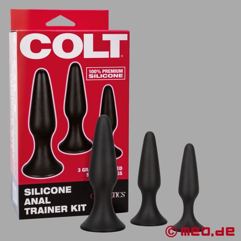 Colt Anal Trainer Kit - Set met drie anaalpluggen voor anale dilatatie - 6
