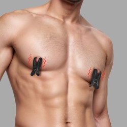 Vibrating Nipple Clamps - DarkNip - Nipple Clamps with Charging Case