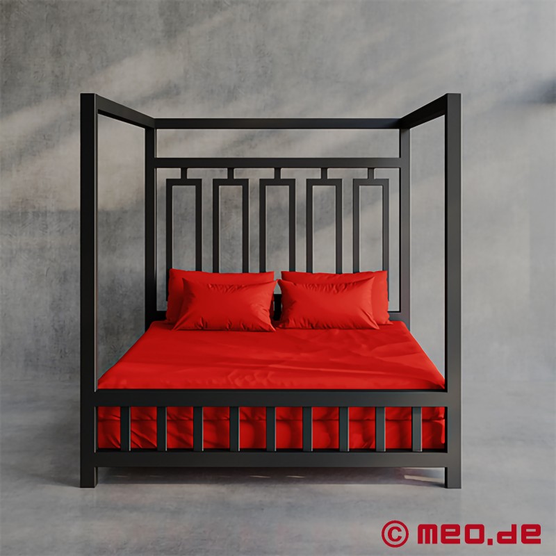 Sheets of San Francisco - Funda de almohada impermeable - roja