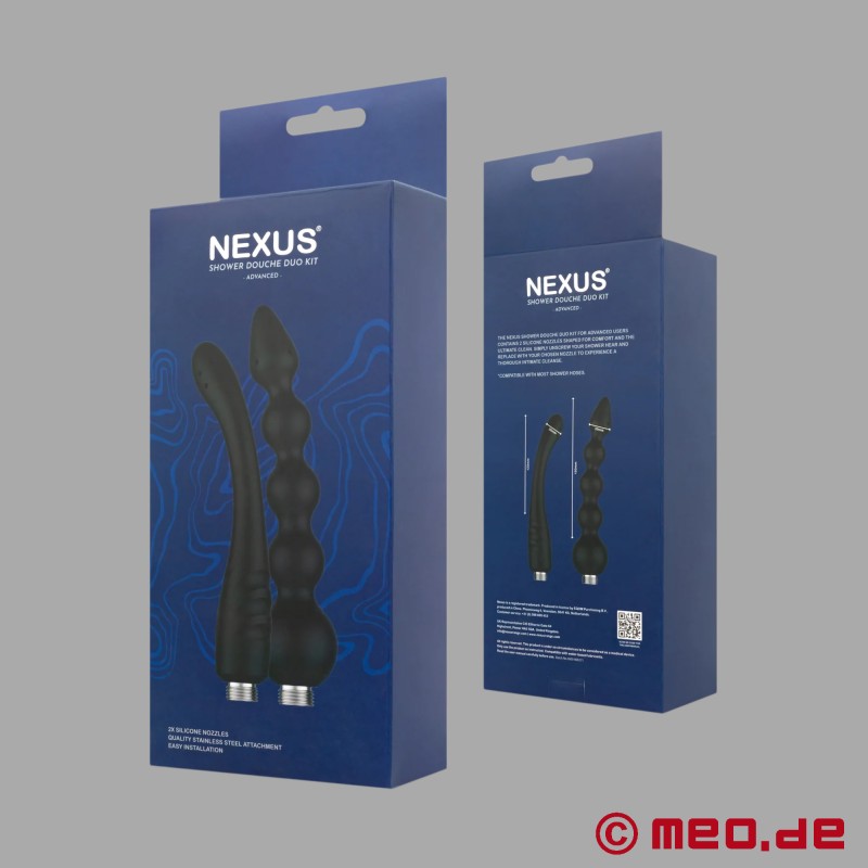 Nexus - 肛门卫生 - 一套 2 个肛门淋浴器